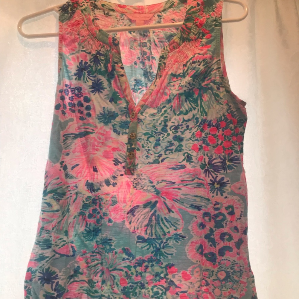 Elsa style tank-lilly